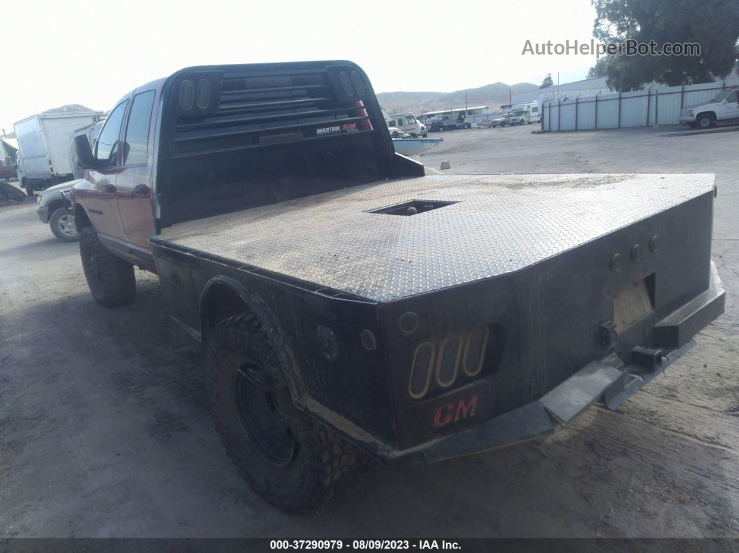 2005 Dodge Ram 3500 Slt Red vin: 3D7MS48CX5G739824