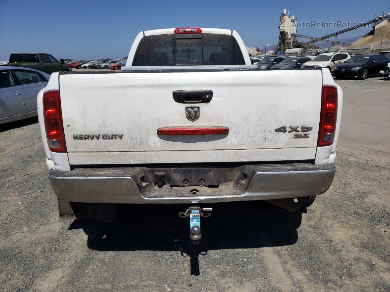 2006 Dodge Ram 3500 St White vin: 3D7MX48C86G158020