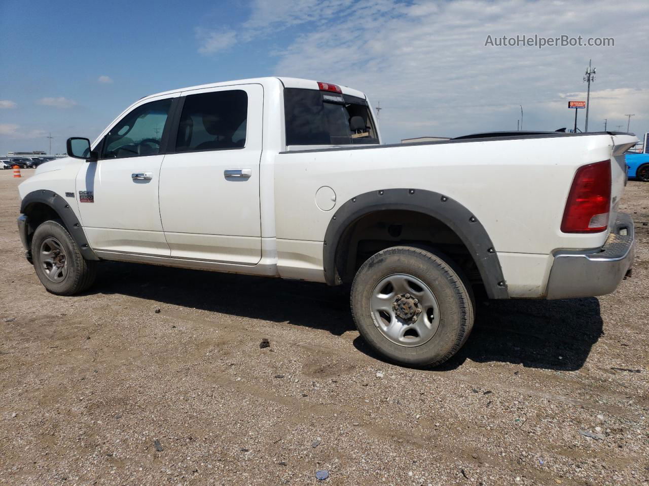 2010 Dodge Ram 2500  Белый vin: 3D7TT2CT1AG165578