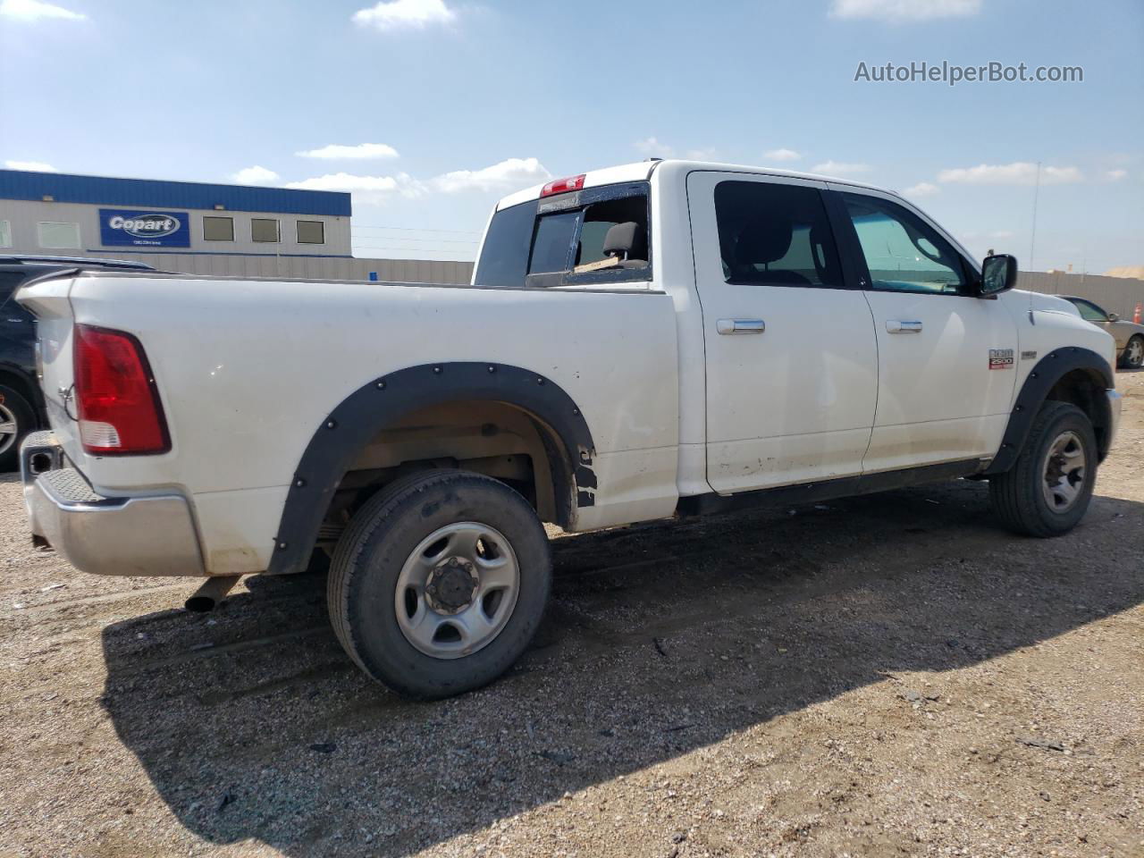 2010 Dodge Ram 2500  Белый vin: 3D7TT2CT1AG165578