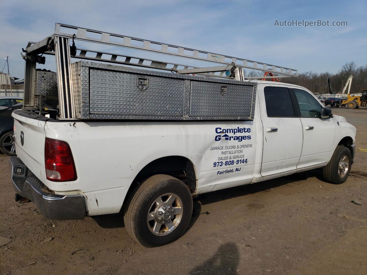 2010 Dodge Ram 2500  White vin: 3D7TT2CT4AG126001