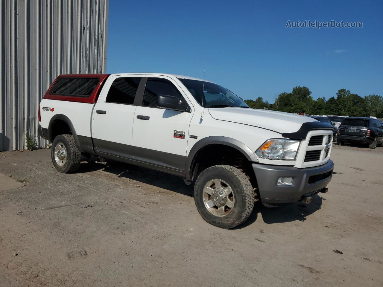 2010 Dodge Ram 2500  Белый vin: 3D7TT2CT4AG188241