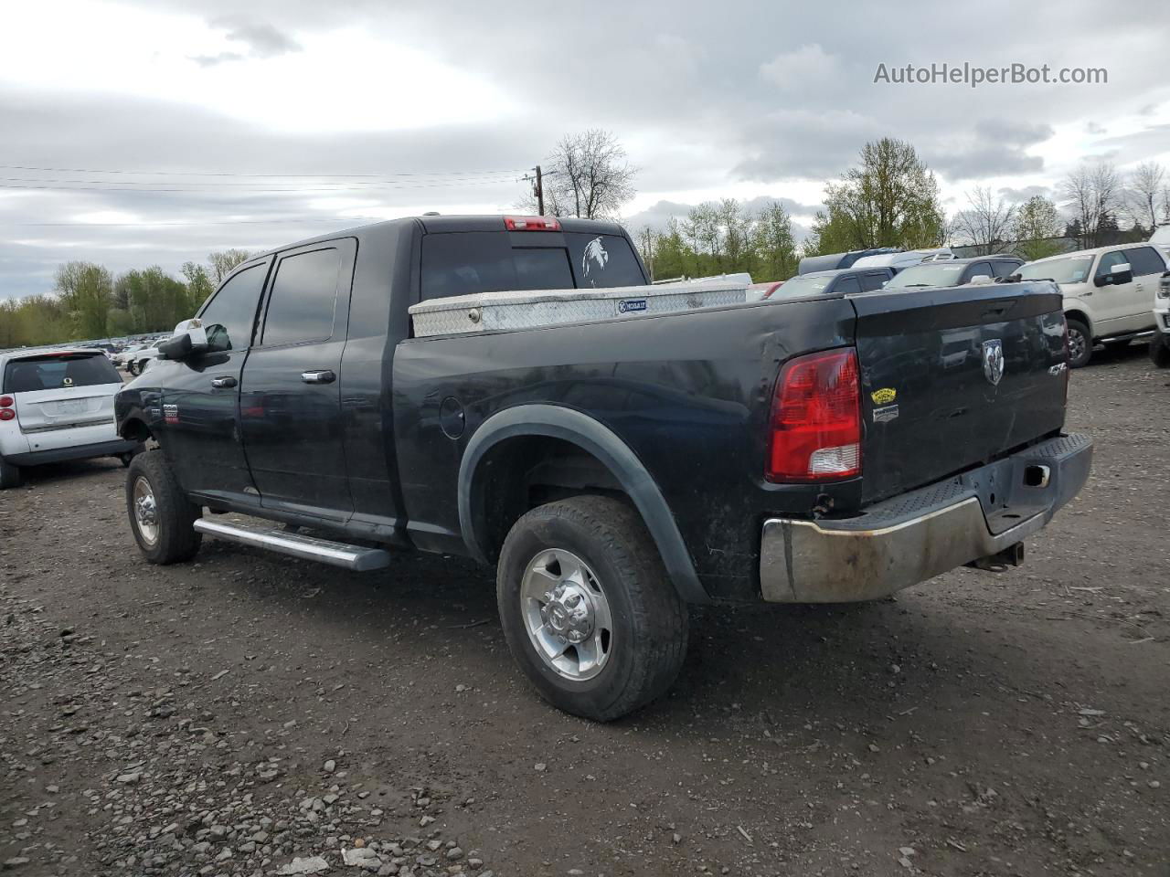 2010 Dodge Ram 2500 Черный vin: 3D7TT2HT6AG180683