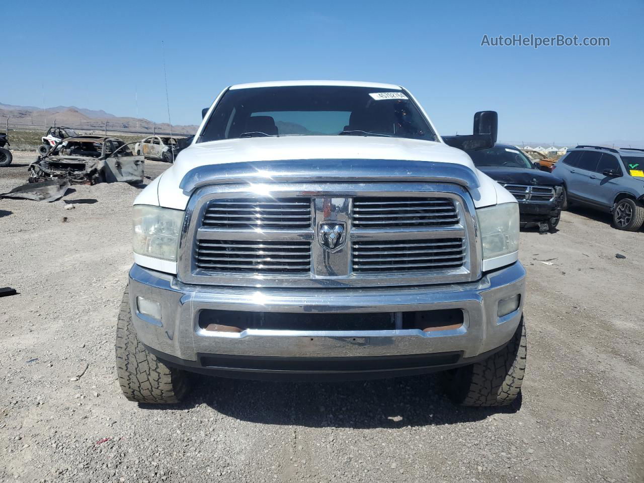 2010 Dodge Ram 2500  White vin: 3D7UT2CL3AG128651