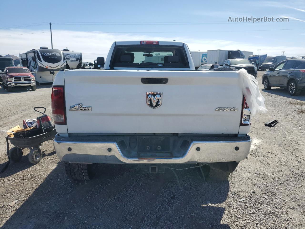 2010 Dodge Ram 2500  White vin: 3D7UT2CL3AG128651