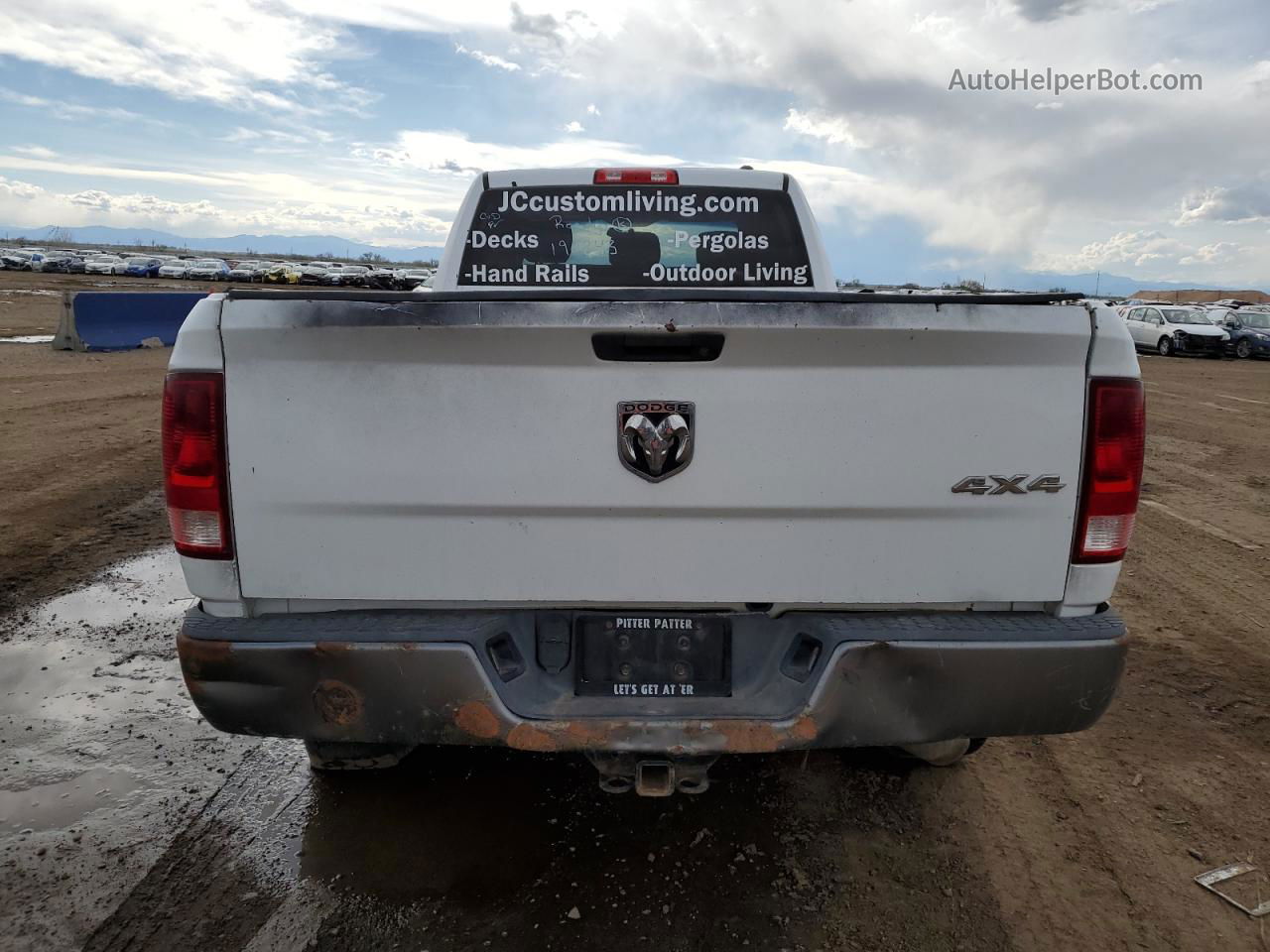 2010 Dodge Ram 2500  White vin: 3D7UT2CL3AG190843