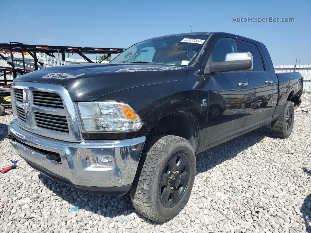 2010 Dodge Ram 2500  Черный vin: 3D7UT2HL1AG112523