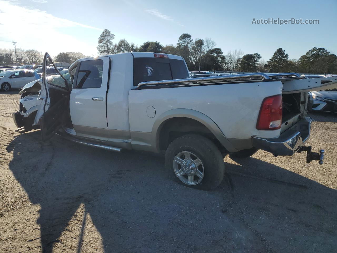 2010 Dodge Ram 2500  Белый vin: 3D7UT2HL1AG182300