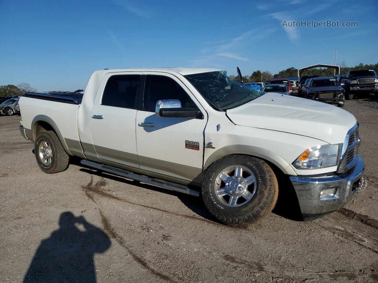 2010 Dodge Ram 2500  White vin: 3D7UT2HL1AG182300