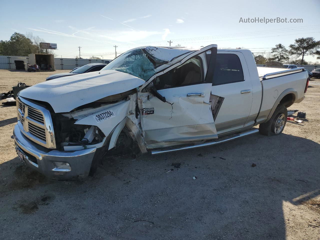 2010 Dodge Ram 2500  Белый vin: 3D7UT2HL1AG182300