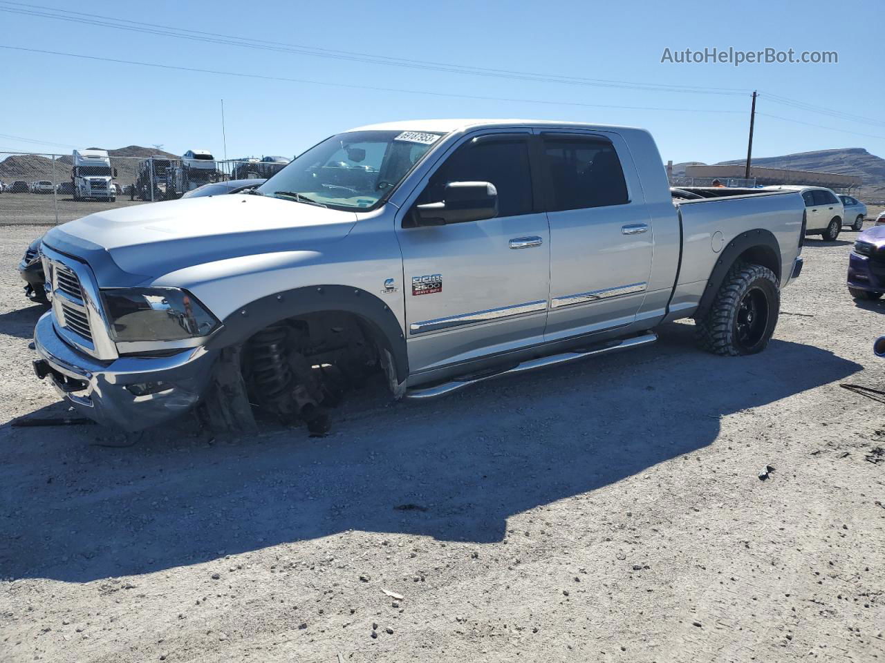 2010 Dodge Ram 2500  Серебряный vin: 3D7UT2HL5AG109673