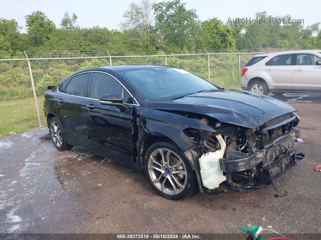 2019 Ford Fusion Sel Black vin: 3FA6P0CD0KR236760