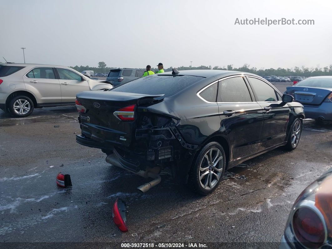 2019 Ford Fusion Sel Black vin: 3FA6P0CD0KR236760