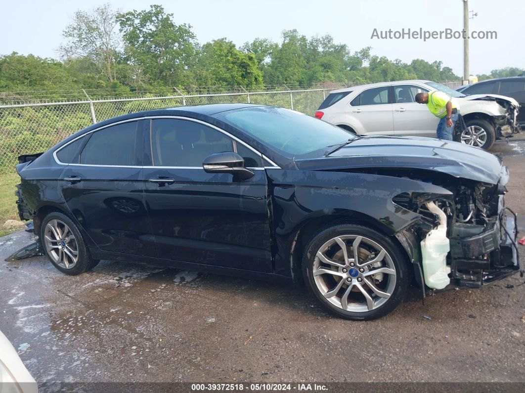 2019 Ford Fusion Sel Black vin: 3FA6P0CD0KR236760