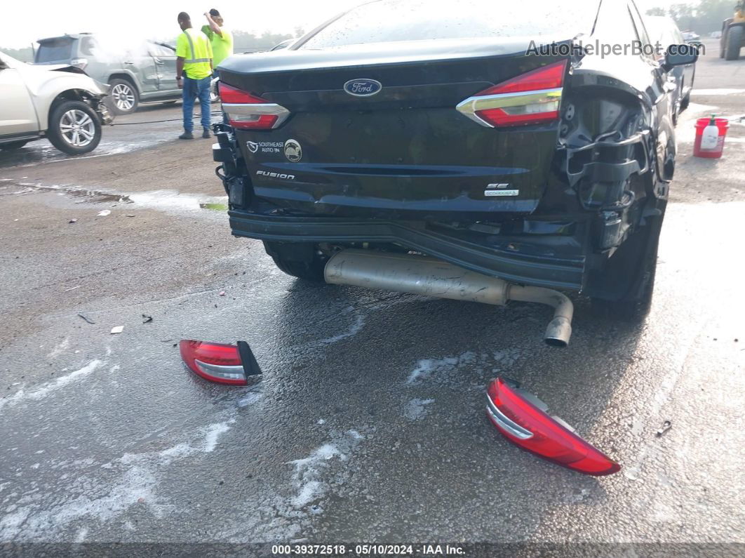 2019 Ford Fusion Sel Black vin: 3FA6P0CD0KR236760