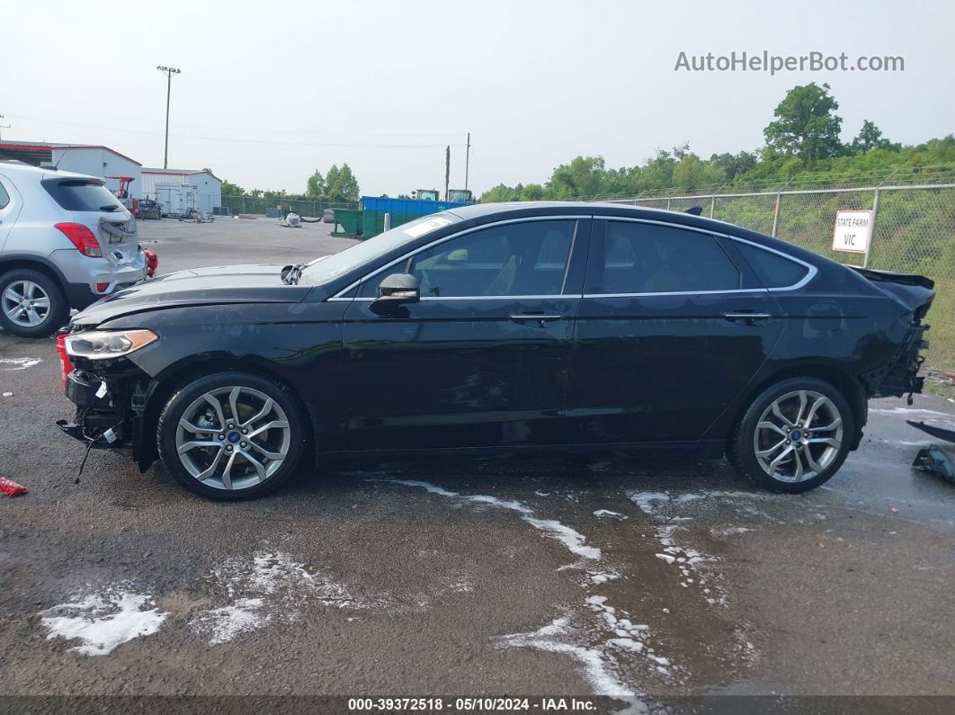 2019 Ford Fusion Sel Black vin: 3FA6P0CD0KR236760