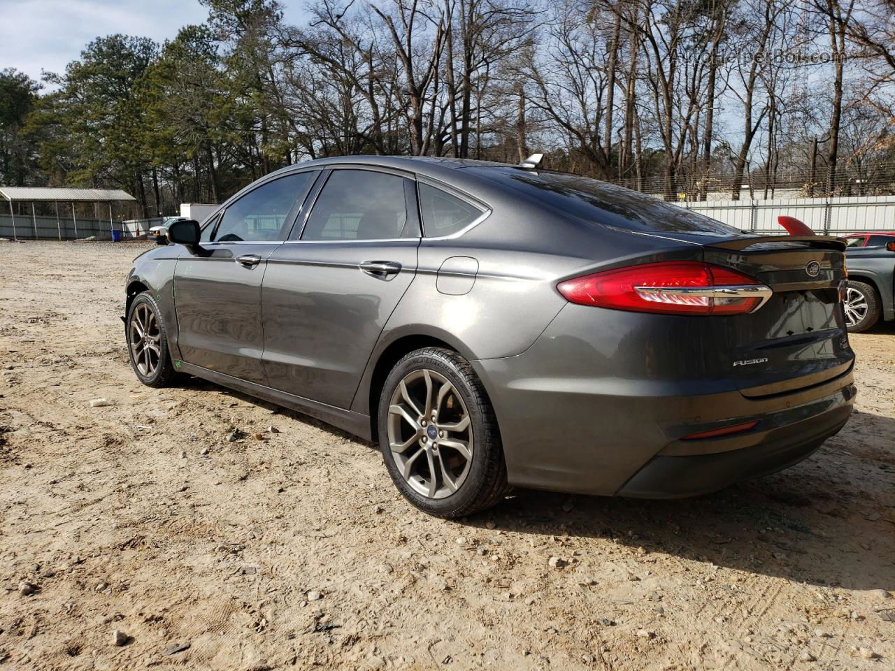 2020 Ford Fusion Sel Gray vin: 3FA6P0CD0LR151919