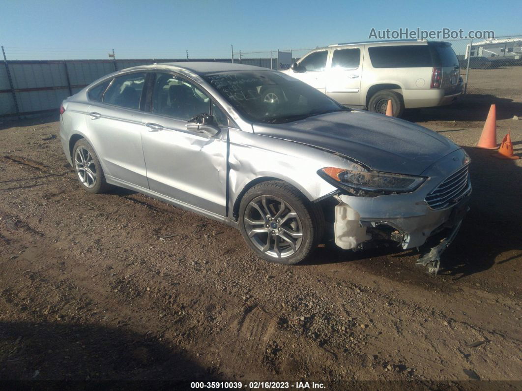 2020 Ford Fusion Sel Silver vin: 3FA6P0CD0LR196021