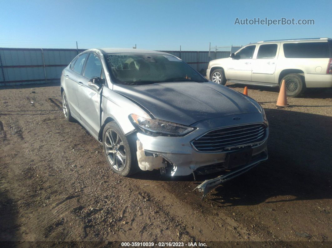 2020 Ford Fusion Sel Silver vin: 3FA6P0CD0LR196021