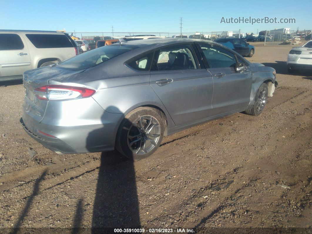 2020 Ford Fusion Sel Silver vin: 3FA6P0CD0LR196021