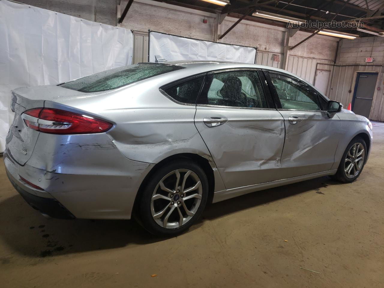 2020 Ford Fusion Sel Gray vin: 3FA6P0CD0LR260428