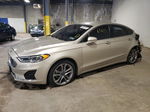 2019 Ford Fusion Sel Beige vin: 3FA6P0CD1KR224388