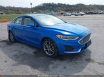 2020 Ford Fusion Sel Blue vin: 3FA6P0CD1LR152271