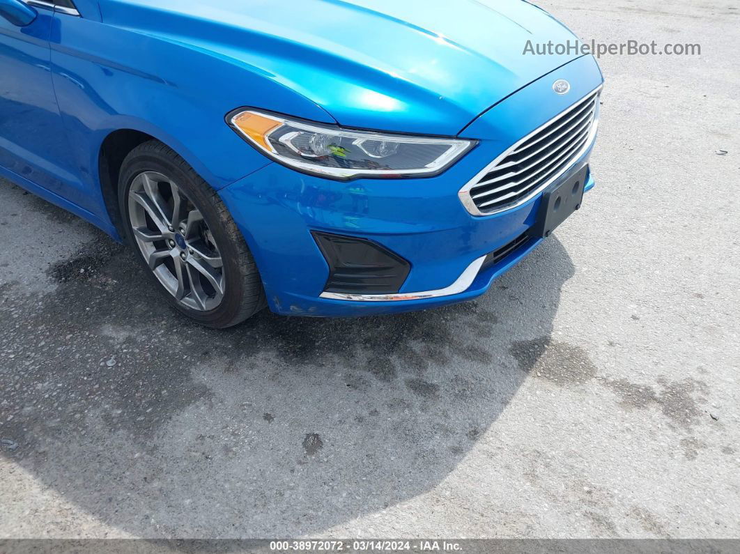 2020 Ford Fusion Sel Blue vin: 3FA6P0CD1LR152271