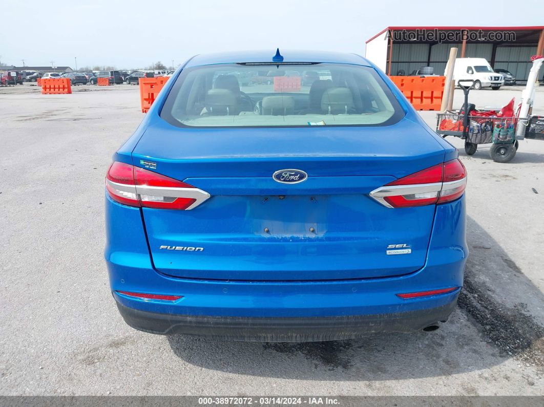 2020 Ford Fusion Sel Blue vin: 3FA6P0CD1LR152271