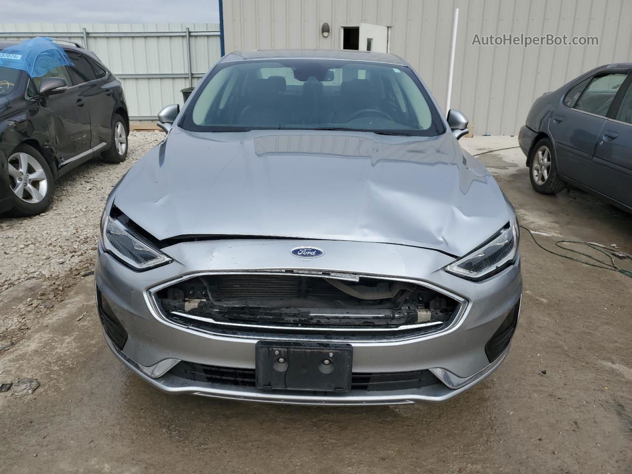 2020 Ford Fusion Sel Silver vin: 3FA6P0CD1LR191796