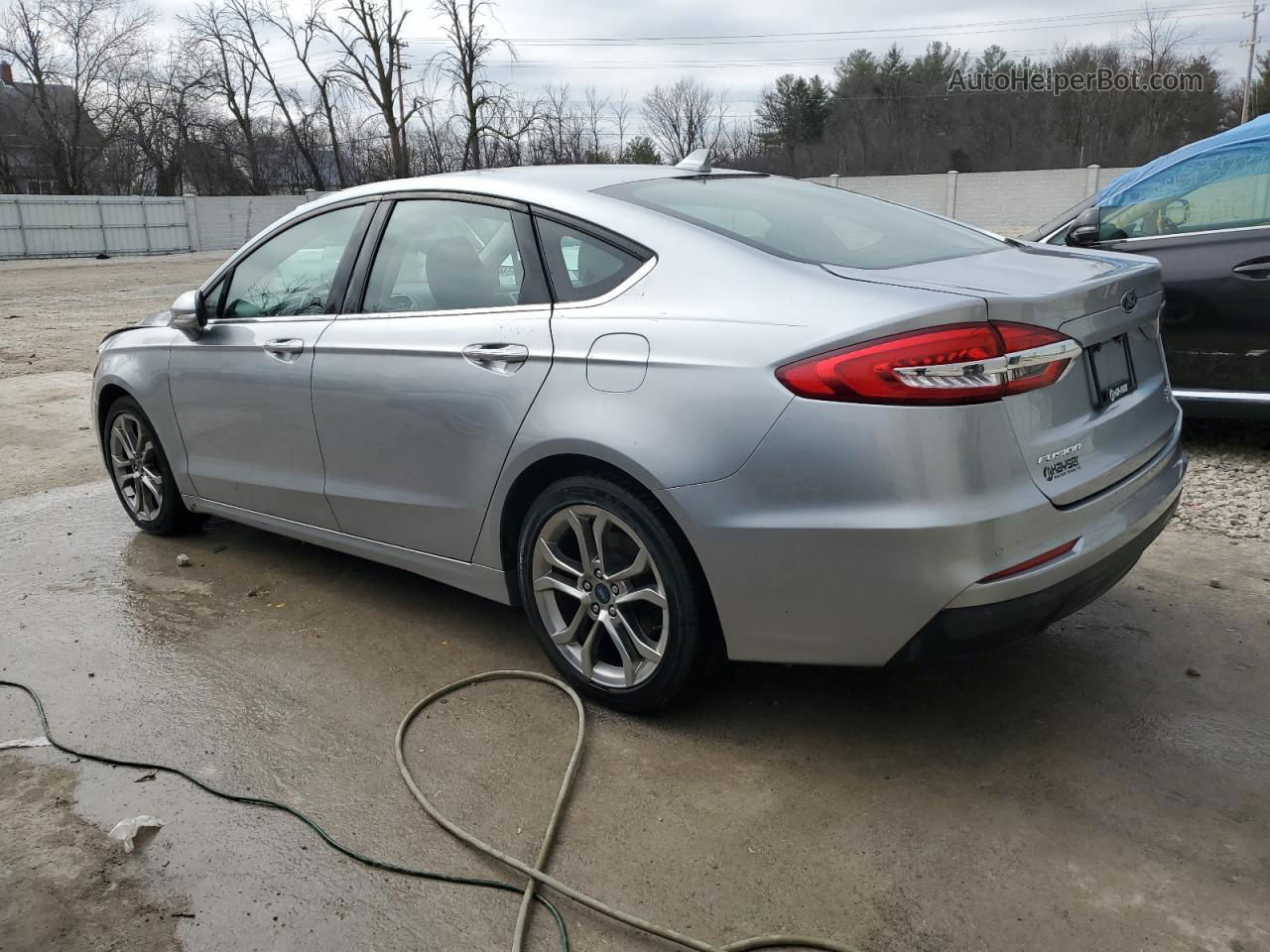 2020 Ford Fusion Sel Silver vin: 3FA6P0CD1LR191796