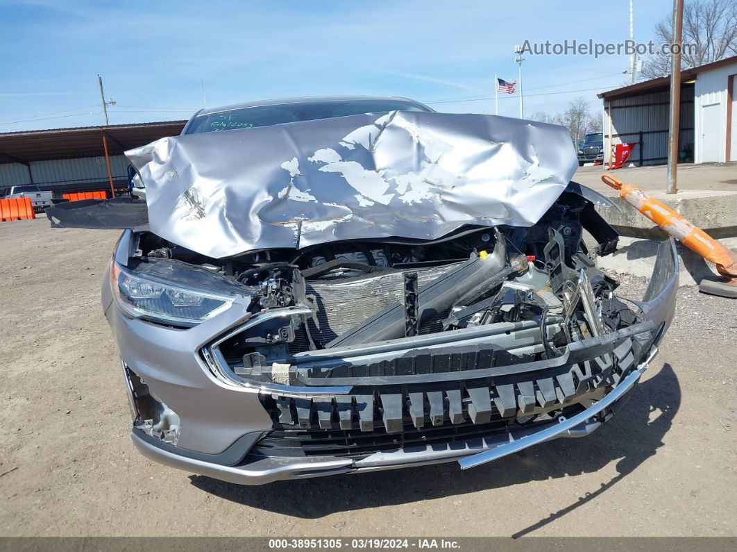 2020 Ford Fusion Sel Silver vin: 3FA6P0CD1LR266495