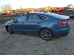 2019 Ford Fusion Sel Синий vin: 3FA6P0CD2KR234122