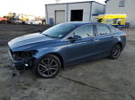 2019 Ford Fusion Sel Синий vin: 3FA6P0CD2KR234122