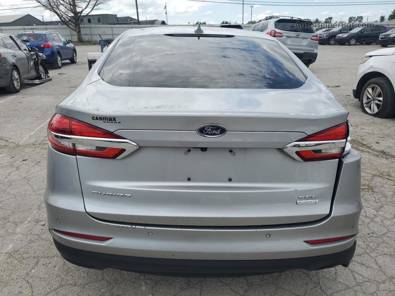 2020 Ford Fusion Sel Серебряный vin: 3FA6P0CD2LR117173