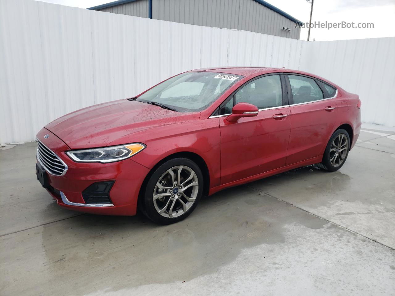 2020 Ford Fusion Sel Красный vin: 3FA6P0CD2LR196294