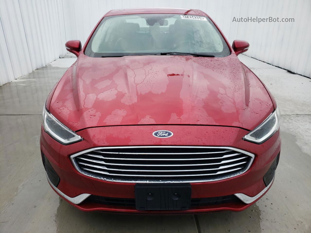 2020 Ford Fusion Sel Красный vin: 3FA6P0CD2LR196294