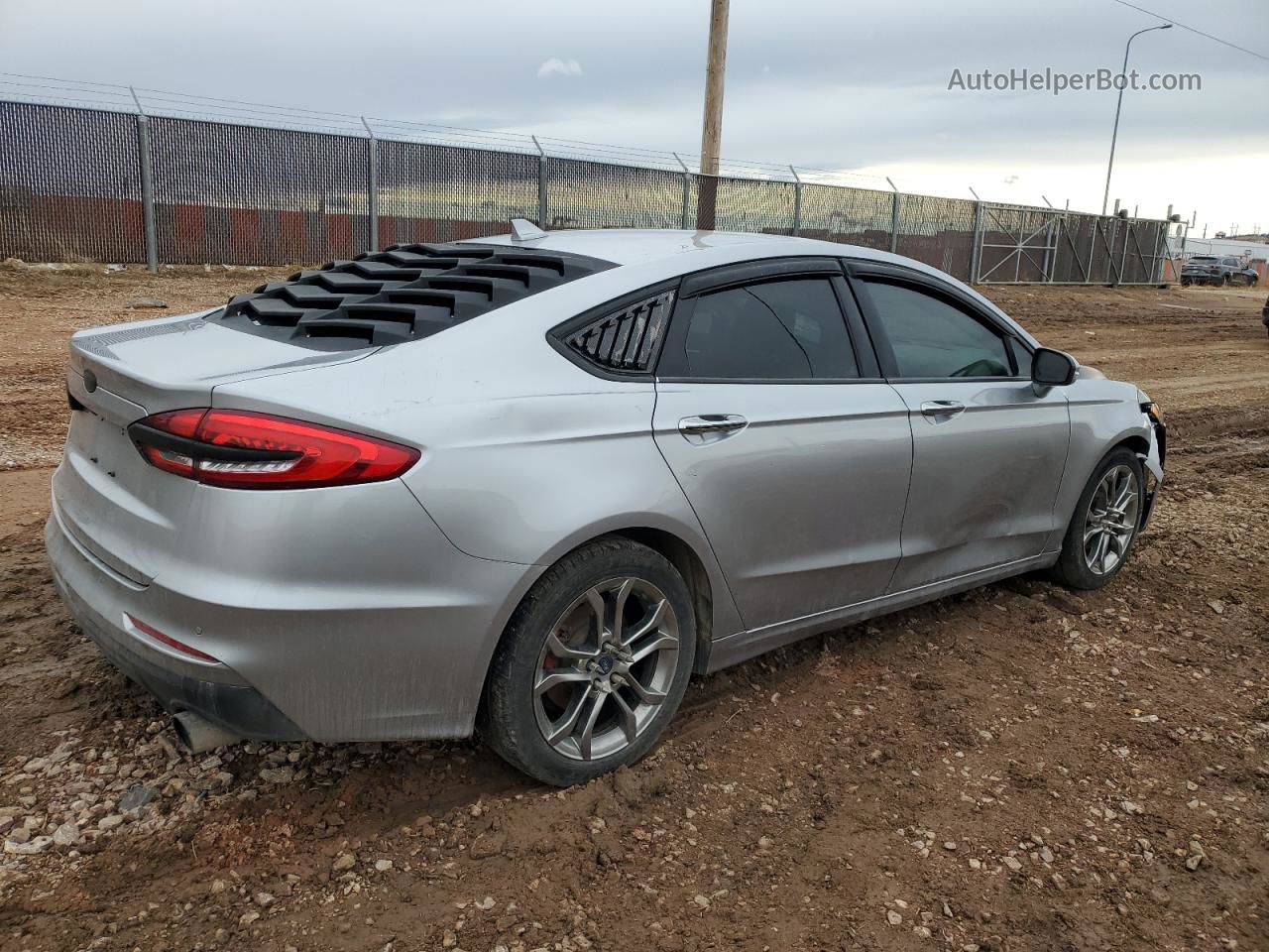 2020 Ford Fusion Sel Серебряный vin: 3FA6P0CD3LR117652