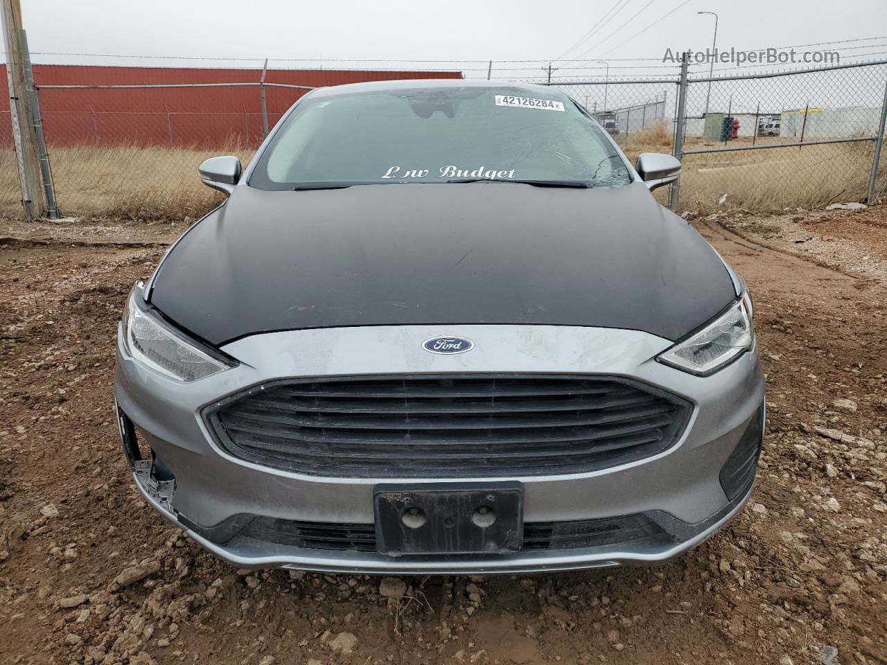 2020 Ford Fusion Sel Silver vin: 3FA6P0CD3LR117652