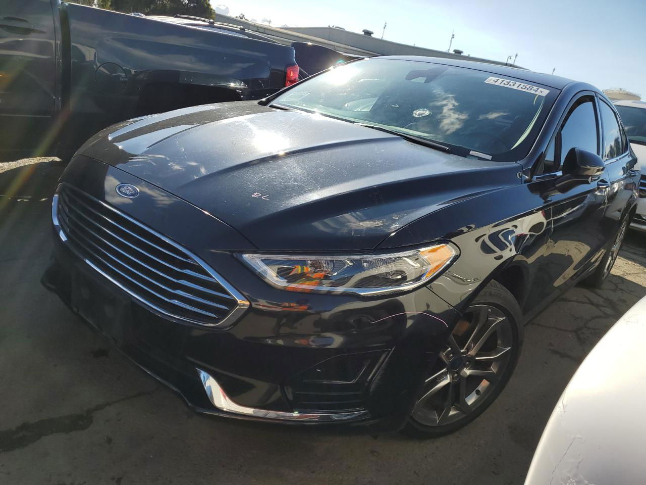 2020 Ford Fusion Sel Black vin: 3FA6P0CD3LR117795