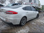 2019 Ford Fusion Sel Белый vin: 3FA6P0CD4KR269437