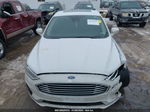 2019 Ford Fusion Sel Белый vin: 3FA6P0CD4KR269437