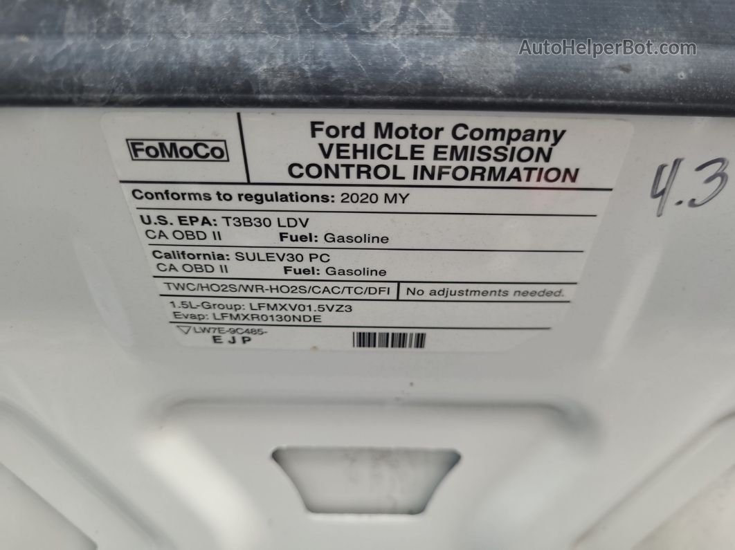 2020 Ford Fusion Sel Неизвестно vin: 3FA6P0CD4LR154208