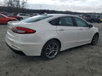 2019 Ford Fusion Sel White vin: 3FA6P0CD5KR281788