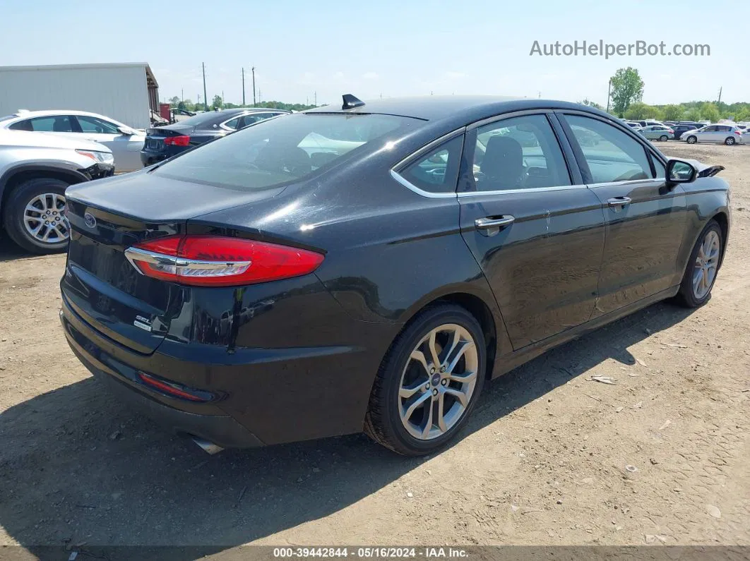 2020 Ford Fusion Sel Black vin: 3FA6P0CD5LR124568