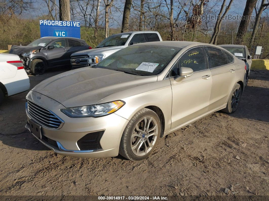 2019 Ford Fusion Sel Champagne vin: 3FA6P0CD6KR117871