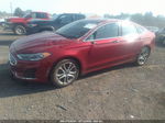 2019 Ford Fusion Sel Red vin: 3FA6P0CD6KR146075