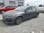 2019 Ford Fusion Sel Gray vin: 3FA6P0CD6KR233992