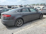 2019 Ford Fusion Sel Gray vin: 3FA6P0CD6KR233992