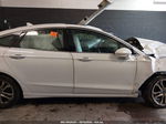 2019 Ford Fusion Sel White vin: 3FA6P0CD6KR237007